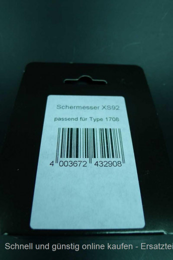 / Rasierer Klingenblöcke XS92 / GS92