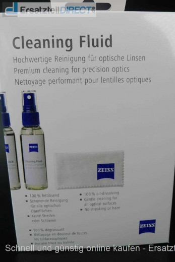 Zeiss Brillenreiniger 2x 60ml. Sprühflasche + Tuch