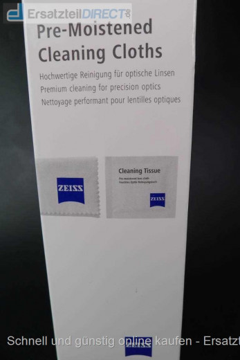 Zeiss Brillen Mikrofasertuch 18cm + 20x Feuchttuch