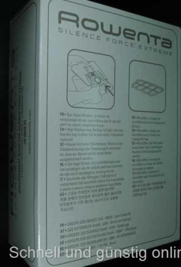 Staubbeutel ZR002001 Silent Force Extreme