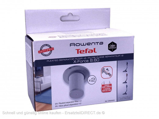 Rowenta Staubsauger Trennfilter X-Force 8.60 RH96.