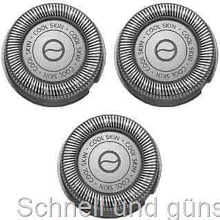 Scherkopf 3erSET HQ167 Philishave CoolSkin