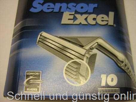 Ersatzklingen Sensor Excel / 10er-Pack