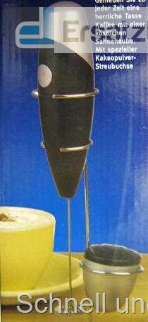 Großer Cappuchino Maker Milchaufschäumer + Stand