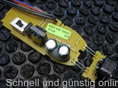 Platine passend für (älterer unbekannter Rasierer)
