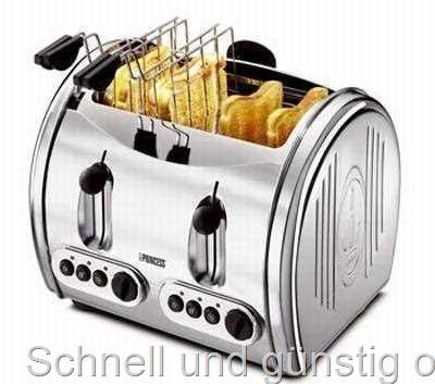 Princess Classic 4 Schlitz-Toaster 142388 (4 Slice