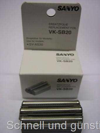 Sanyo Scherfolie VK-SB 20 (VK-SB20) - (0220-7010)