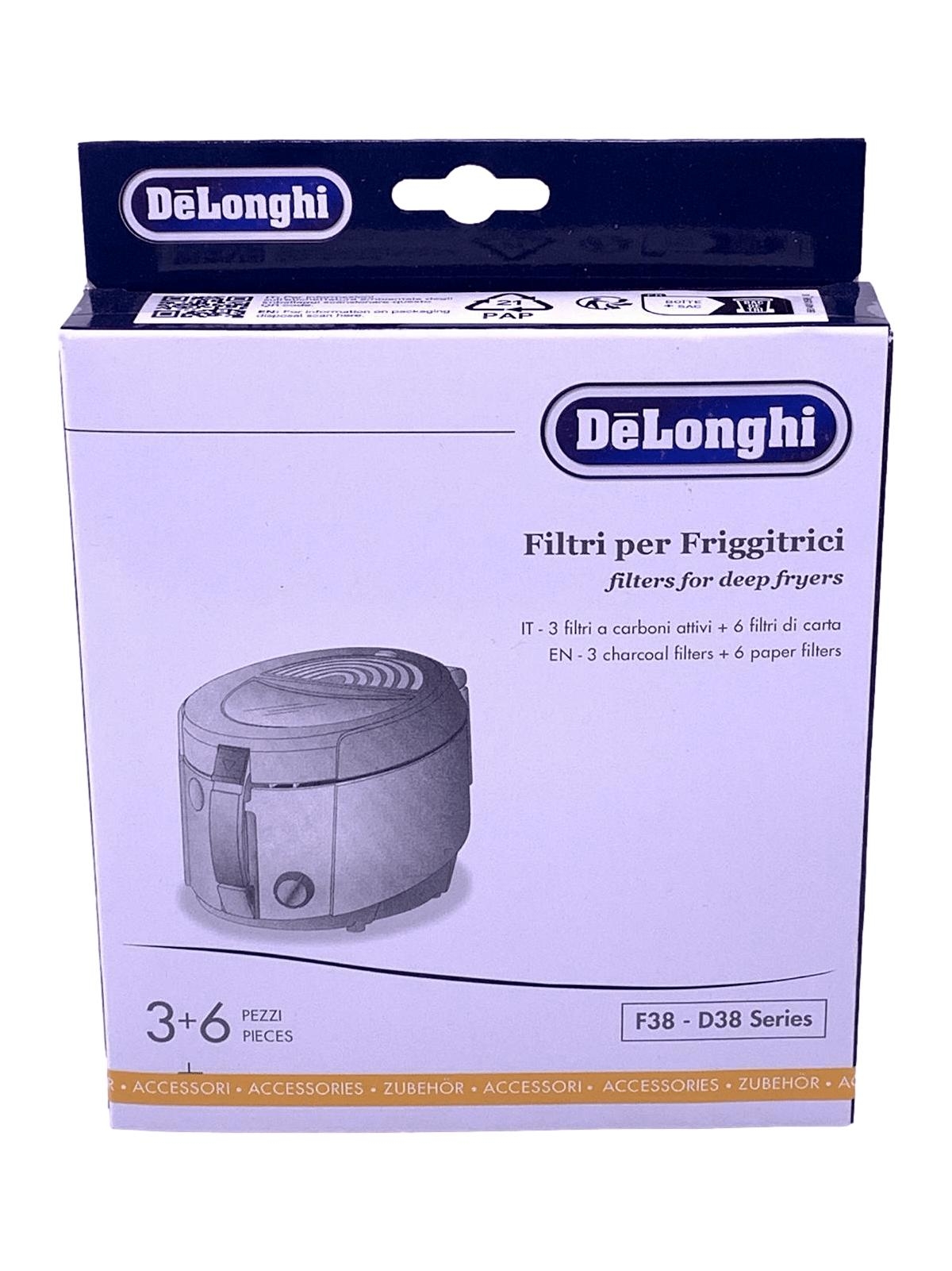 Fritteusen Filter-Set verwendbar passend für F38436 F38 / D38