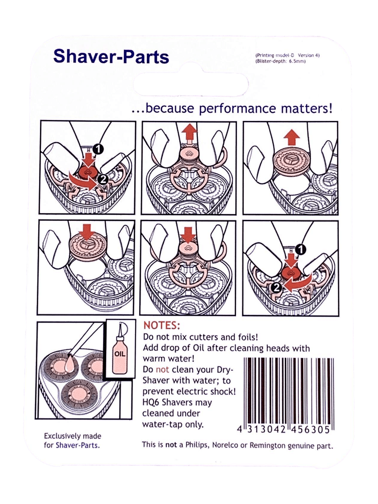 3er Universalscherköpfe doppelt Typ1