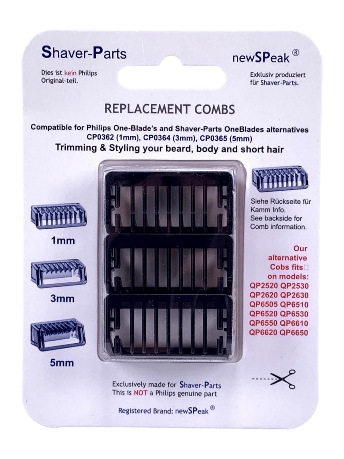 Nova OneBlade KammSet 1mm 3mm 5mm*QP2