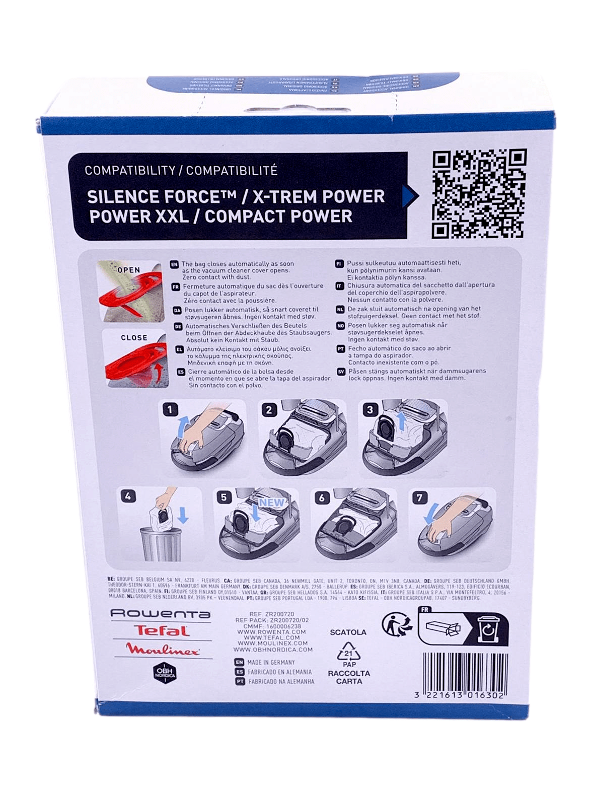 Bodenstaubsauger Staubbeutel RO39 RO64 RO7