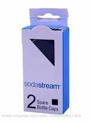 SodaStream Flaschenverschluß 2x Schwarz PET / PEN