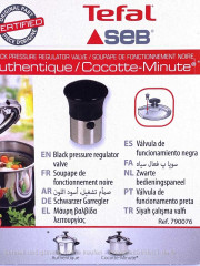 Schnellkochtopf Schwarzer Garregler Cocotte