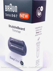 Rasierer EasyKlick-Aufsatz Stubbler S5 S6 S7