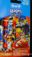 Kinder Zahnbürstenaufsatz Stages Power 2er