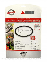 Schnellkochtopf Dichtung verwendbar passend für Clipso Oval 8L