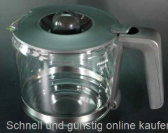Glaskanne / Kaffeekanne passend für HD7688 HD7689