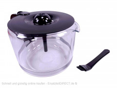 KaffeeAutomaten Glaskanne verwendbar passend für HD7761 HD7762