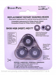 Rasierer Scherköpfe 3x *SH30 HQ8 HQ177