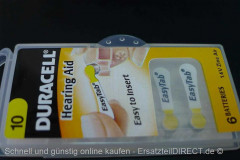Duracell Knopfzelle EasyTab 10 (PR70) 6er-Pack