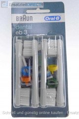 Zahnbürstenaufsatz / Dentalbürste EB3 (4er)