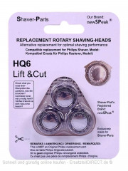 Rasierer Ersatz-Scherköpfe 3x *HQ6