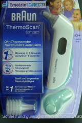 BRAUN FieberThermometer ThermoScan compact IRT3020