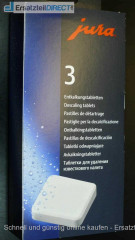 Jura KaffeeAutomaten Entkalkungstabletten 3er Pack