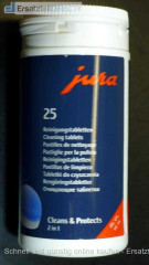 Jura KaffeeAutomaten Reinigungstabletten 25er Dose