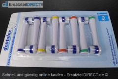 DentaLux Aufsteckbürsten Zahnbürstenrundköpfe 8er