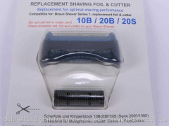 Rasierer Scherfolie + Klinge 10B 20B