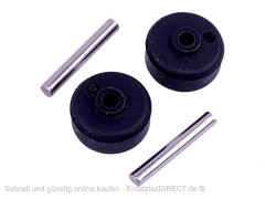 Staubsauger Bürsten Rad+Welle 2x RH9695