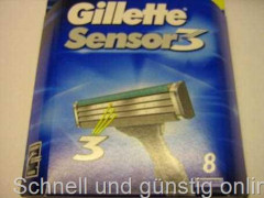 Ersatzklingen Rasierer Sensor3 /8er-Pack