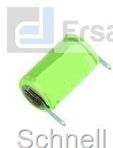 Rasierer AKKU NiMH Industriezelle 17x27mm (lötbar)