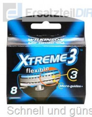 Ersatzklingen Xtreme3 /8er-Pack (flexi)